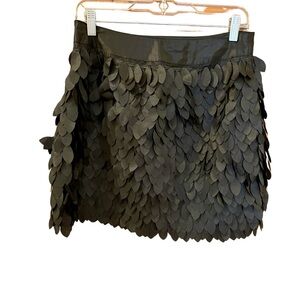 Kardashian Kollection Petal Mini Skirt, Size M, Black, New with Tags, So…